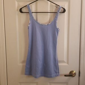 Lululemon Tank Top Blue & White Size 4.